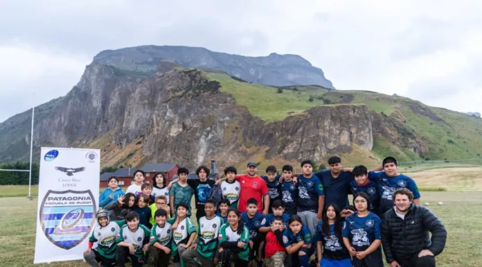 Exitosa Clínica de Rugby Infantil gratuita realizó el seleccionado nacional Tomás Dussaillant en el Lodge Cinco Ríos