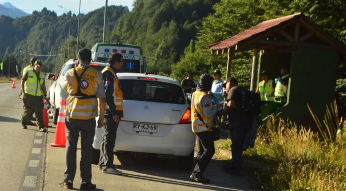 Fiscalizan ruta Aysén – Coyhaique para concientizar sobre autocuidado en las rutas de Aysén