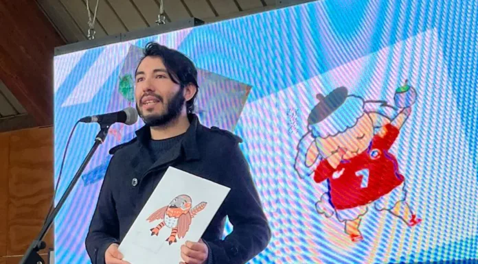 Artista Coyhaiquino logra el primer lugar en la creación de la mascota de los Juegos Araucanía Aysén 2024