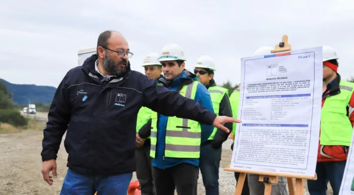 CON ENTREGA DE TERRENO A EMPRESA CONSTRUCTORA MOP INICIA CONSTRUCCIÓN DE ROTONDA EN RUTA DE ACCESO A PUERTO AYSÉN