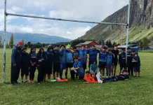 Entrenamiento internacional de rugby en Coyhaique con el coach  Francisco Serrano de Nueva Zelanda