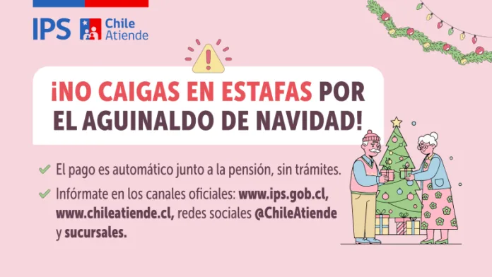 IPS comparte medidas preventivas: ¡No caigas en estafas por el Aguinaldo de Navidad!