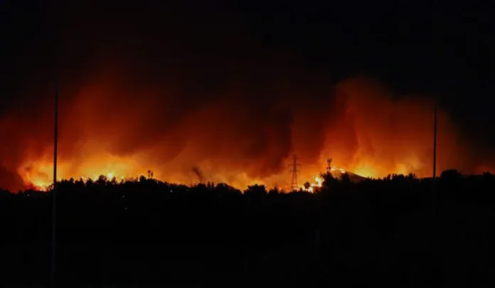 Decretan Estado de Catástrofe para Biobío y Ñuble por incendios forestales