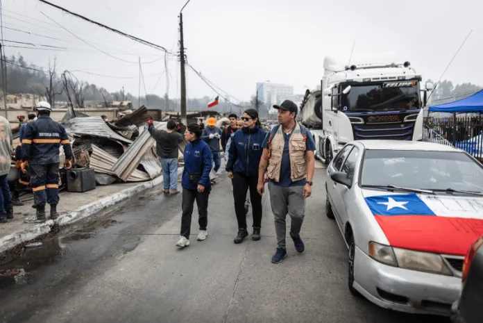 Región del Biobío: Subdere trabaja en terreno para enfrentar la emergencia provocada por los incendios forestales