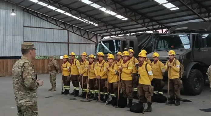 Ejército se despliega para apoyar a la comunidad ante incendios en BíoBío y Ñuble