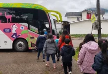 Niños de la escuela de verano del programa “4 a 7” visitan la Reserva Nacional Río Simpson y el Museo de Carabineros