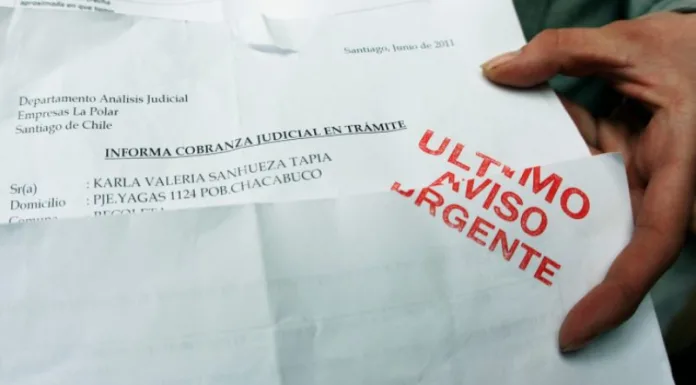 Aumenta la morosidad en Chile: Casi 4 millones de personas figuran como morosas