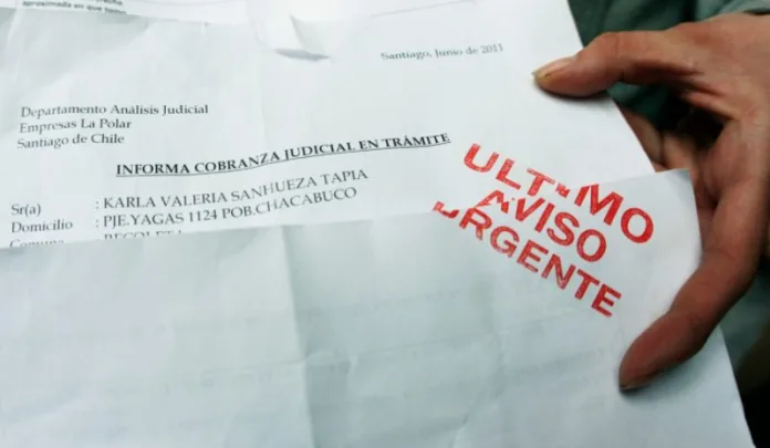 Aumenta la morosidad en Chile: Casi 4 millones de personas figuran como morosas
