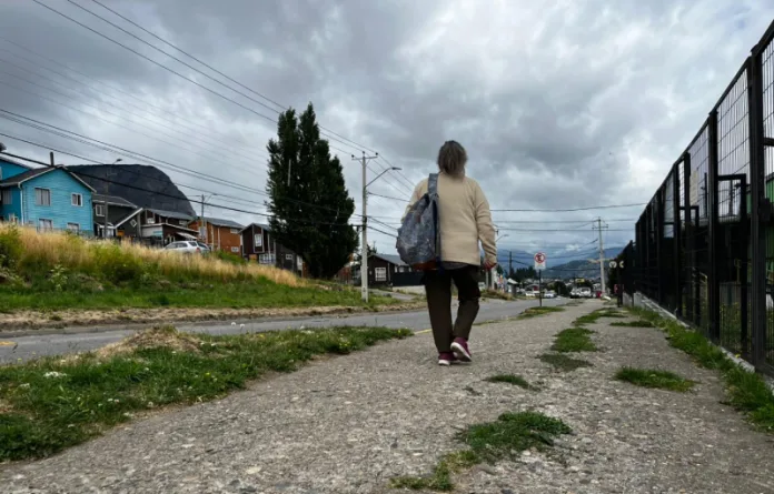 Municipio de Coyhaique ejecuta proyecto de $155 millones para mejorar iluminación y veredas en calle Errazuriz