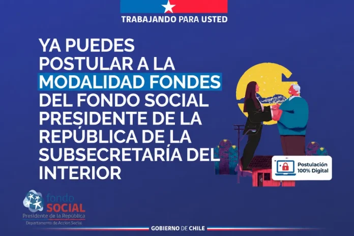Delegación Presidencial invita a organizaciones a postular al Fondo Social Presidente de la República